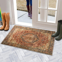 (60 x 110 cm (2 ft x 3 ft 7 in)- Large Door Mat, MAJESTIC- CASHMERE RUG) Large Rugs Living Room Bedroom Traditional Carpets
