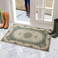 (60 x 110 cm (2 ft x 3 ft 7 in)- Large Door Mat, WILLOW- CASHMERE RUG) Large Rugs Living Room Bedroom Traditional Carpets