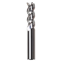 1.0mm 3-Flute Carbide End Mill for Aluminum, 1.0x3x4x50mm, HRC55 Carbide Milling Cutter, HRC55, Cutting Tool