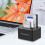 Estação de Acoplamento Externa  para USB 3.0 com Duas Baias, 5 Gbps, para SSD/HDD de 2,5/3,5 Polegadas, Clonagem Offline Rápida, Plugue Europeu. 4