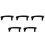 5X Car Interior Front Right Door Pull Handle for  B5 1998-2005 3B0867172 3B0867180A 1