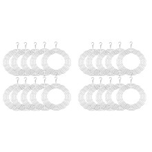 20Pcs 8 Inch Sublimation Wind Spinner Blanks 3D Wind Spinners Hanging Wind Spinners for Indoor Outdoor Garden Decoration