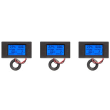 3X AC 80-260V 100A PZEM-061 LCD Display Digital Current Voltage Power Ammeter Voltmeter