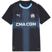 Puma Childrens/Kids 2025/2026 Olympique De Marseille FC Away Shirt