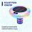 Solar Powered Pool Ionizer with Temperature Display LED Floating Pool Cleaner for Above Ground & Inground Pools 3