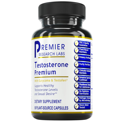 Premier Research Labs Premier Research Labs Testosterone Premium Vegan 90 Caps