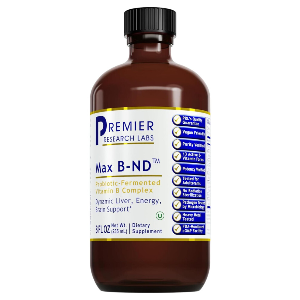 Premier Research Labs Premier Research Labs: Max B-Nd Liquid Vitamin B-Complex 8 Fl Oz