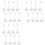 24-Pack   Place Card Holders with Alligator Clips for Table Decor, Ideal for  Themed Events 1