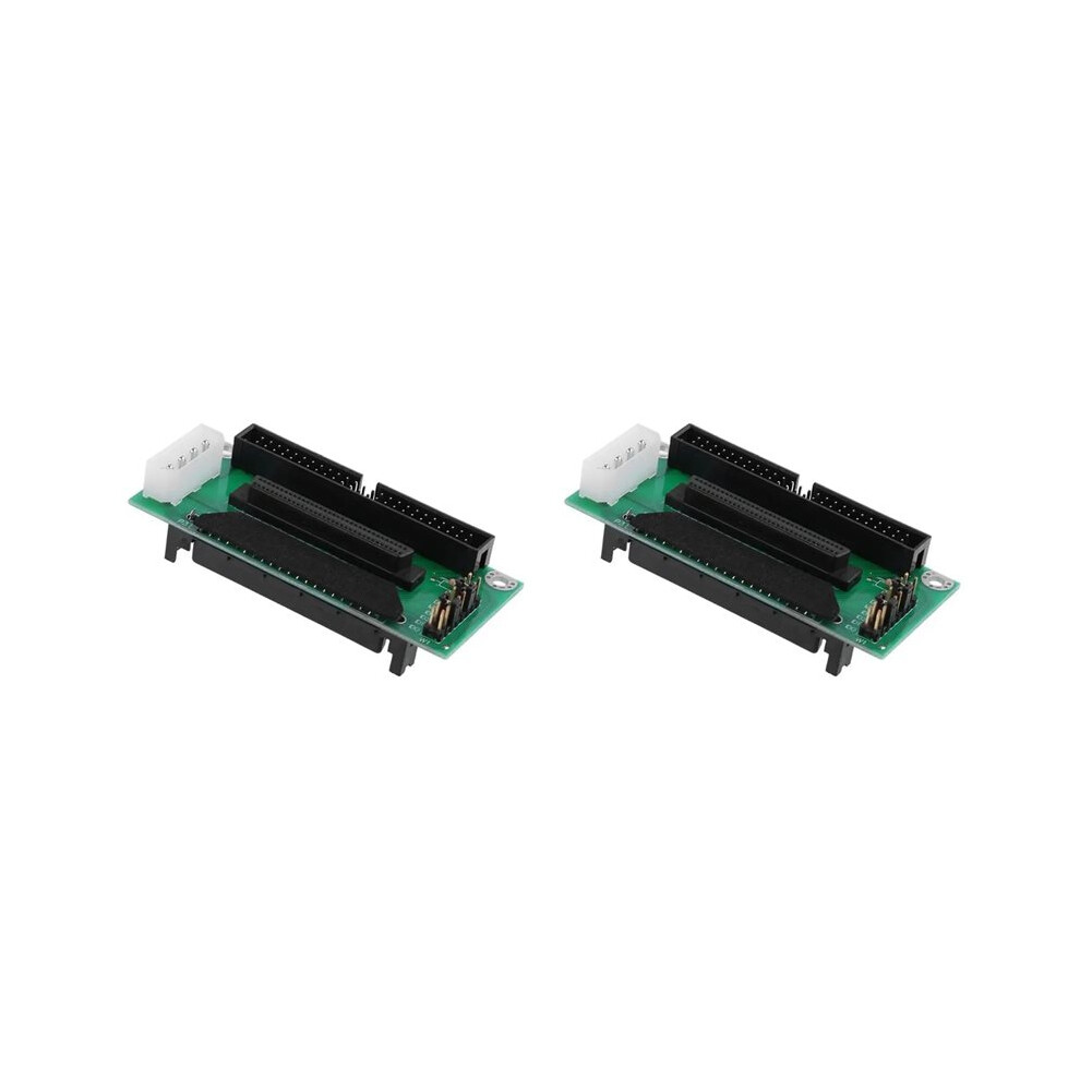 2X Scsi Sca 80 Pin To 68 50 Pin Scsi Adapter Sca 80 Pin To Scsi 68 Ide 50 Hard Disk Adapter Converter Card Board 4713194443831