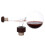 2X Red Wine Aerator, Portable Bottle Pourer and Quick Decanter, Glass,  Shape 2