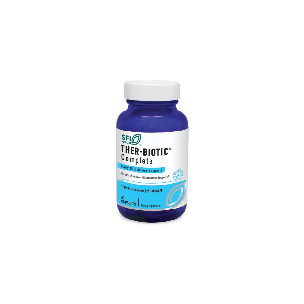 Klaire Labs Ther-Biotic Complete 25 Billion Cfu Probiotic Supplement 60 Caps