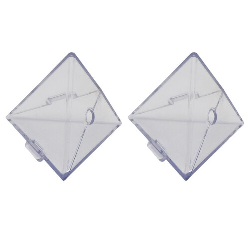 Moldes de Tomate e Morango 2pcs Transparente Reutilizável Escultura de Crescimento Molde de Plástico Transparente Molde Triangular Resistente para