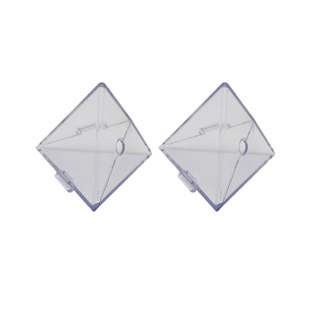 2Pcs Tomato Strawberry Mold Transparent Reusable Grow Sculpture Transparent Plastic Mold Sturdy Fruit Shaping Triangle 4712521930280