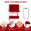 Hard Shell A5 Notebook with Elastic Band PU Leather Diary, Suitable for Office, School and Daily Note-Taking Black 5