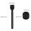 2X Handheld Draadloze Microfoonadapter met Windschermschuim voor Draadloze Lavaliermicrofoon 4