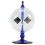 4 Blades Rotating Glass Windmill Solar Powered Crookes Radiometer Light Mill/Educational Teaching Study Tool A 1