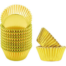 500pcs Silver Foil Cupcake Liners for Baking Baking Cups Thick & Sturdy, Oil Resistance, Muffin Liners Paper B
