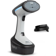 Portable Garment Steamer, Lightweight, Jet Steam, Cloth Friendly Ceramic Coated Steam Panel, Removes Bacteria and Odours, 1500W, 300ml Water Tank
