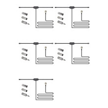 5X FM-Radioantenne FM F-Kopf Schafhornantenne für Auto FM TV Radiosender 75 Ohm F-Buchse auf TV3.5 Mono