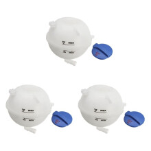 3X Ccoolant Expansion Tank + Cap for MK2 MK3 CADDY Saloon 1H0121407A 357121407A