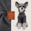 Pullover für den Hund Outfit Strick Warm Bequem Weich Grau 2XL — pullover für hunde, design pullover, pullover 2xl, grauer strick rollkragen 3