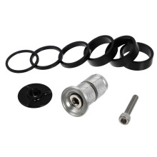 1Set Frontvork Kit Aluminium Zwart Duurzaam Met Lagerset