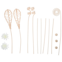 48St Rattan Diffuser Sticks Voor Huisaroma Beige Geurstof
