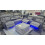 Carlisle 3+2 Electric Recliner Sofa Set -LED Lights, Cooling Cup Holders, USB-C 3