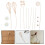 48St Rattan Diffuser Sticks Voor Huisaroma Beige Geurstof 6