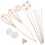 48St Rattan Diffuser Sticks Voor Huisaroma Beige Geurstof 10