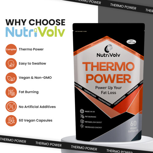 NutriVolv ThermoPower 1000mg Capsules 60 Pack 2