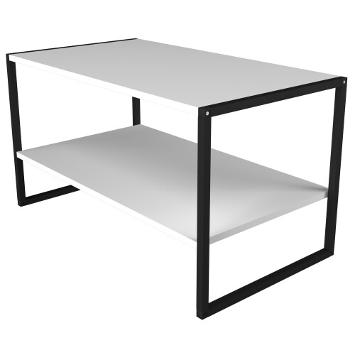 (Home Assembly Required, Coffee Tables) Design Sofatic coffee table Insasi L White 2