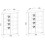 (Matt, Wood) Wall display cabinet Eckvitrine Vecko White 5