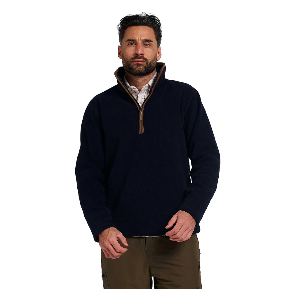 Jack Pyke Countryman Long Sleeve Thermal Fleece Pullover Navy Blue XX-Large