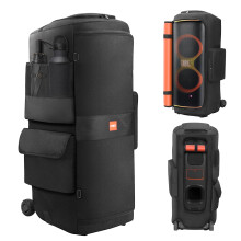 LEFOR·Z Speaker Case Compatible with JBL PartyBox 720,Bottomless Speaker Dust Cover Storage Bag Fits for JBL PartyBox 720 for Outdoor Travel,Black+Or