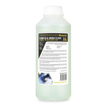 BeamZ 1L Eco Light Green Smoke Machine Fluid – Water-Based Fog Juice Liquid Bottle for DJ Events, Disco Effects, Halloween Parties, Non-Toxic Standa