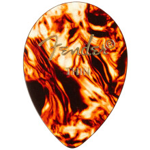 Fender 354 Shape Classic Celluloid Picks (12 Pack) for electric guitar, acoustic guitar, mandolin, and bass