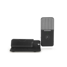 SAMSON Go Mic Video USB Microphone with Full HD 1080p Webcam Cardioid and Omnidirectional Pickup Patterns Plug and Play for Streaming Podcasting and