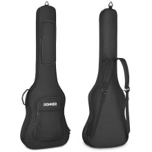 Donner 43 Inch Electric Bass Guitar Bag 12mm/0.5inch Thickness Backpack Soft Solid Electric Bass Guitar Case with Adjustable Straps, Water-Resistant