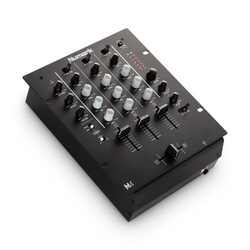 Numark Numark M4 - 3-Channel Scratch DJ Mixer, Rack Mountable with 3-Band EQ, Microphone Input and Replaceable Crossfader with Reverse and Slope Controls