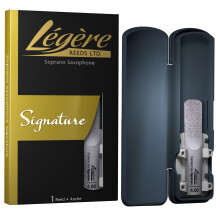 Légère Reeds - Soprano Saxophone Reed, Signature, Strength 4.00 (SSG4.00) - Premium Synthetic Woodwind Reed