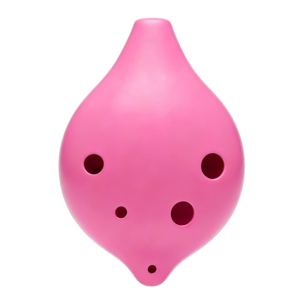 Yierm 6 Hole Ocarina Alto C Key Plastic Ocarina Practice Musical Instr