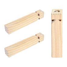 3 Pack 4 Tone Train Whistle,Wooden Steam Realistic Whistle