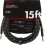 Fender Fender Deluxe Series Instrument Cable - 15 ft – STR/STR – Black Tweed 1