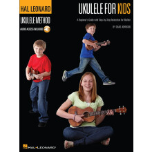 Ukulele for Kids - Hal Leonard Ukulele Method | Beginner's Guide with Step-by-Step Instruction | Fun Songs and Online Audio Tracks | Learn Ukulele Fa