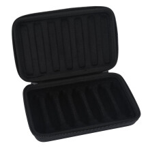 Harmonica Case, Portable PU Leather Harmonica Storage Bag with Zipper Compatible for 7 Harmonicas