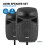 Vonyx VPS082A 8" Active PA DJ Speaker System, Stands, Bluetooth, Light Show 2