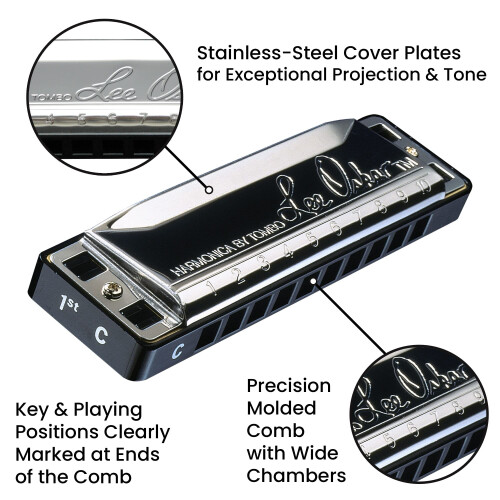 Lee Oskar 797056 Harmonic Minor Harmonica, Eb 2