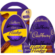 Cadbury Dairy Milk Flake Chocolate Easter Egg, Includes 1 Extra
