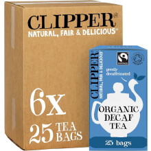 Clipper Organic Everyday Decaf Tea Bags | Natural, Unbleached, Plant